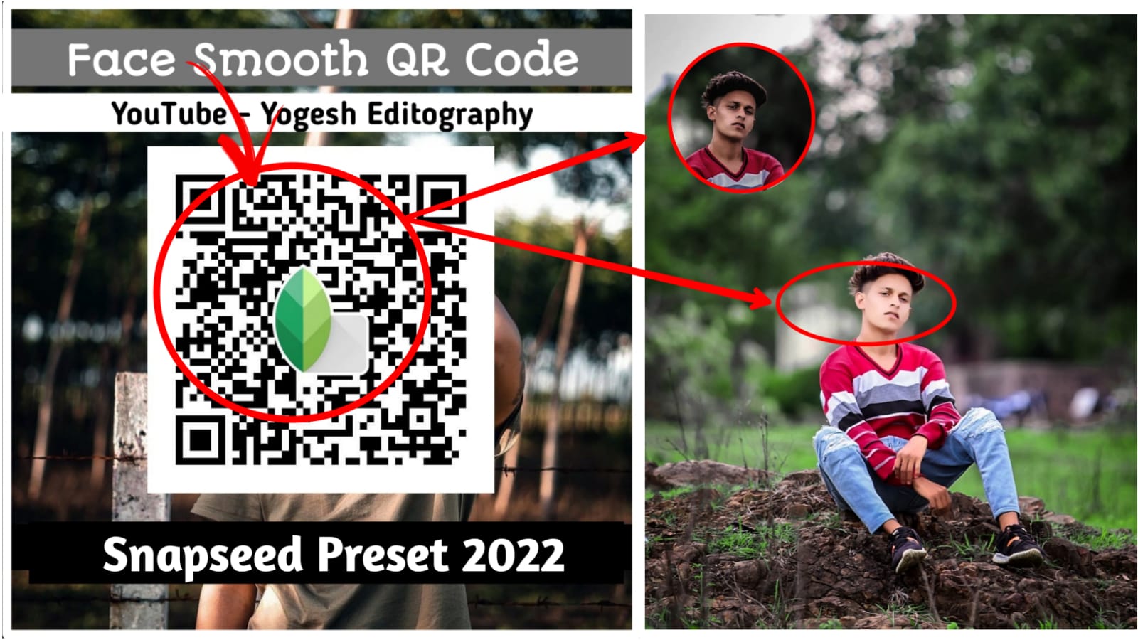 snapseed qr codes 2022 | download preset for snapseed face smooth