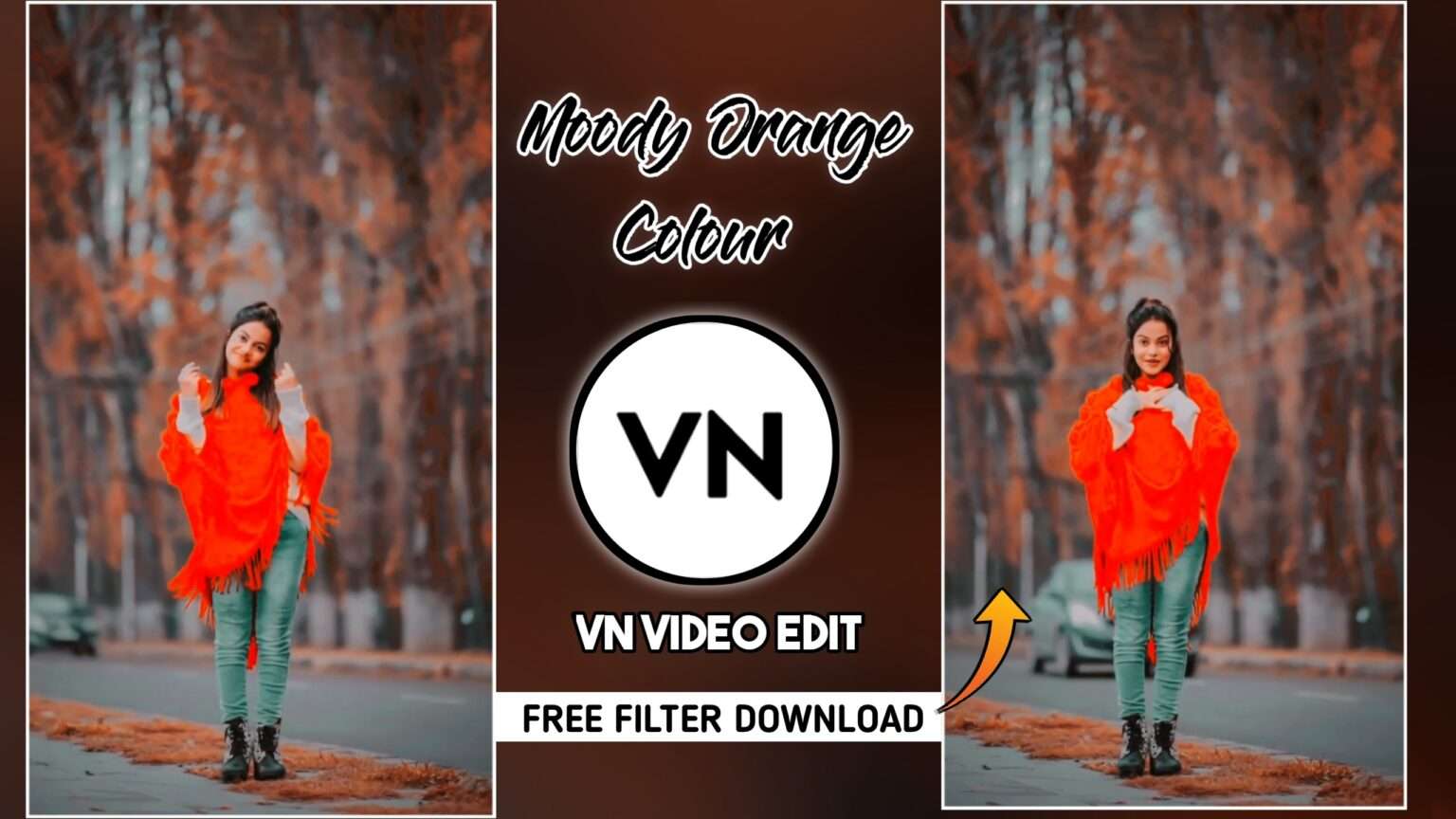 vn video editor teal and orange filter download 2023