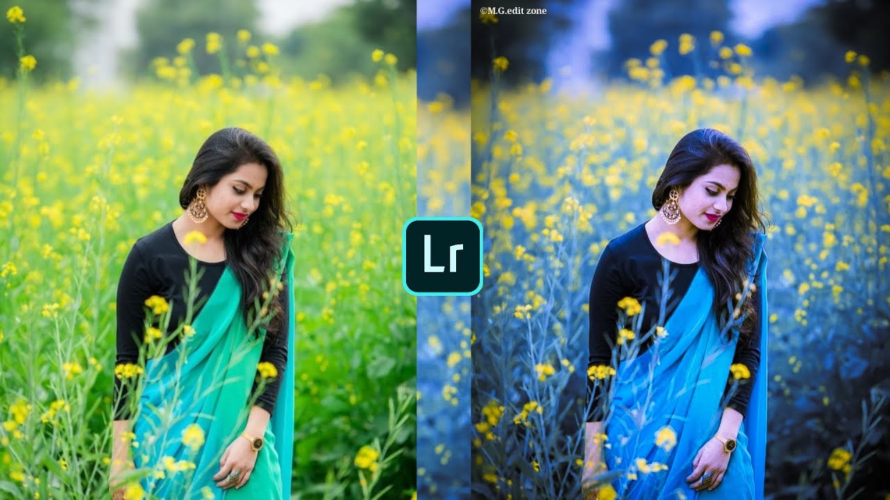 Lightroom blue and yellow tone photo editing preset download free