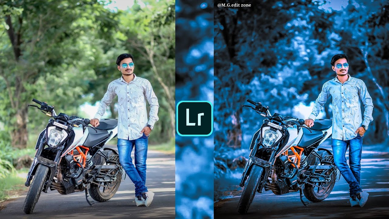 Lightroom light Blue tone photo editing preset download free