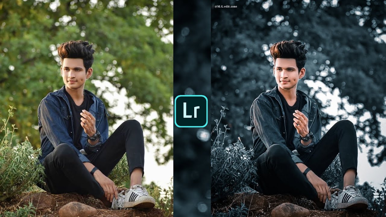 Lightroom blue grey tone photo editing preset download free