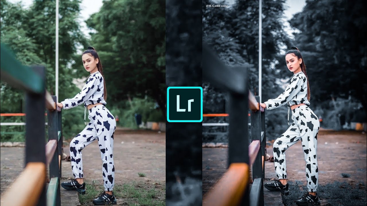 Blue grey and orange tone Lightroom photo editing preset download free