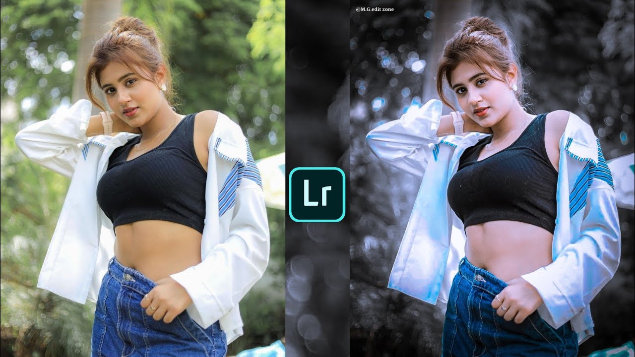 Lightroom black and grey tone photo editing preset download free