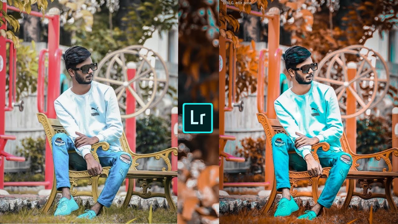 Orange color tone Lightroom photo editing preset download free