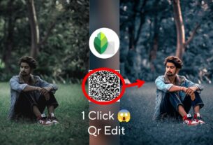 snapseed dark Blue qr code free download snapseed preset download