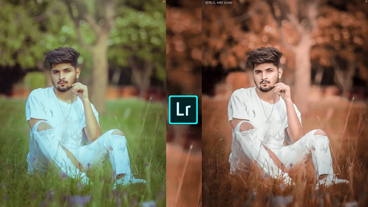 Lightroom soft orange tone photo editing preset download free