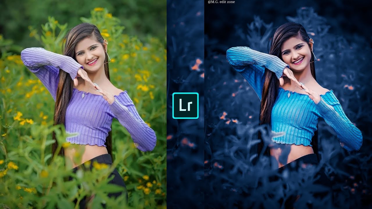 New Moody blue tone Lightroom photo editing preset download free