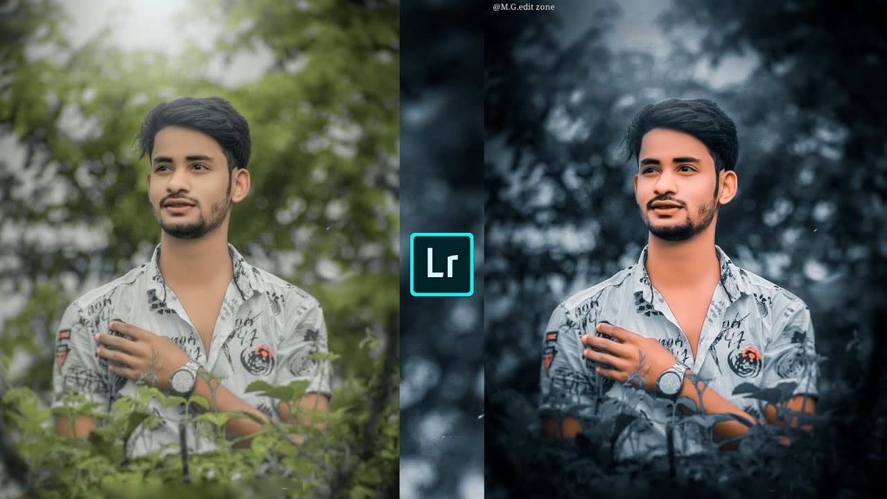 Dark blue and orange tone Lightroom photo editing 2024 preset download free