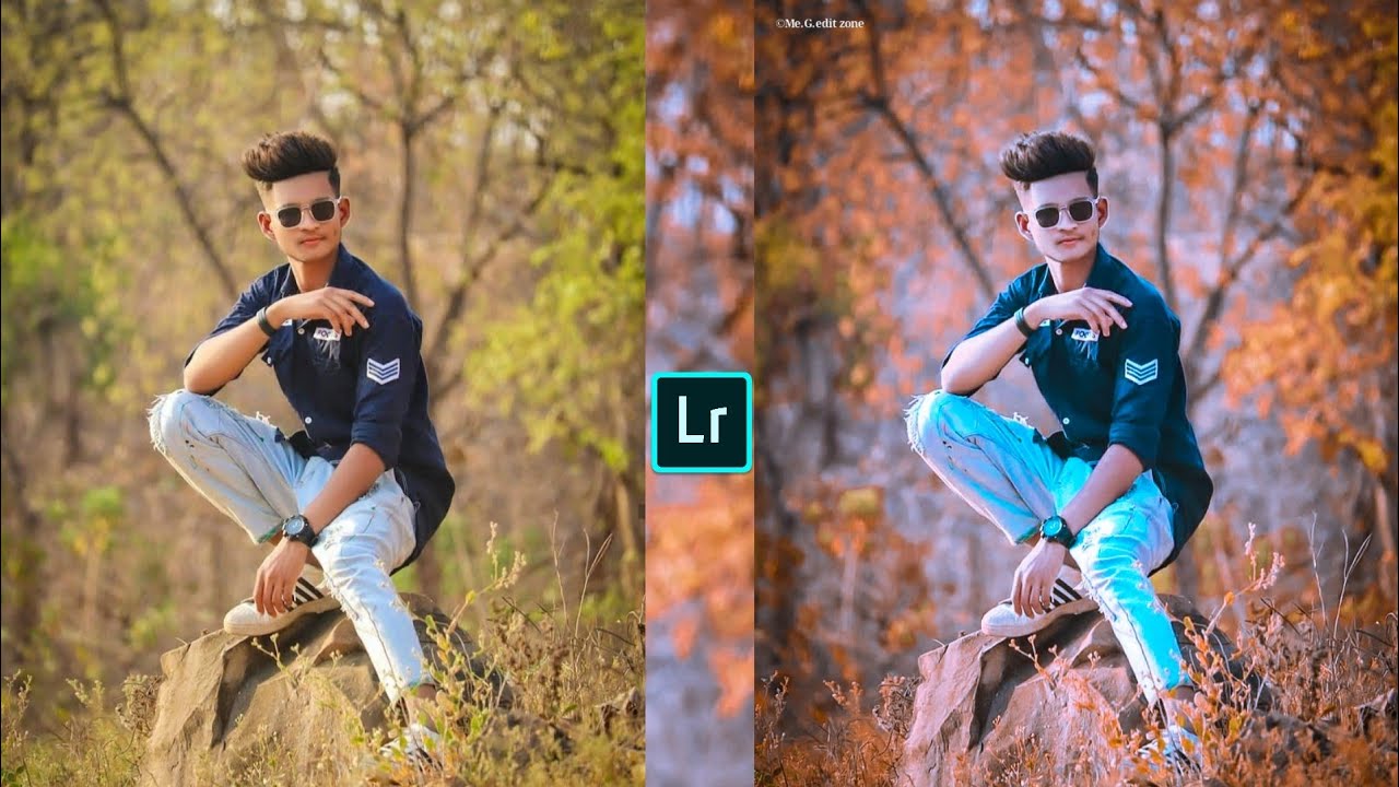 Blue and orange tone Lightroom photo editing 2024 preset download free