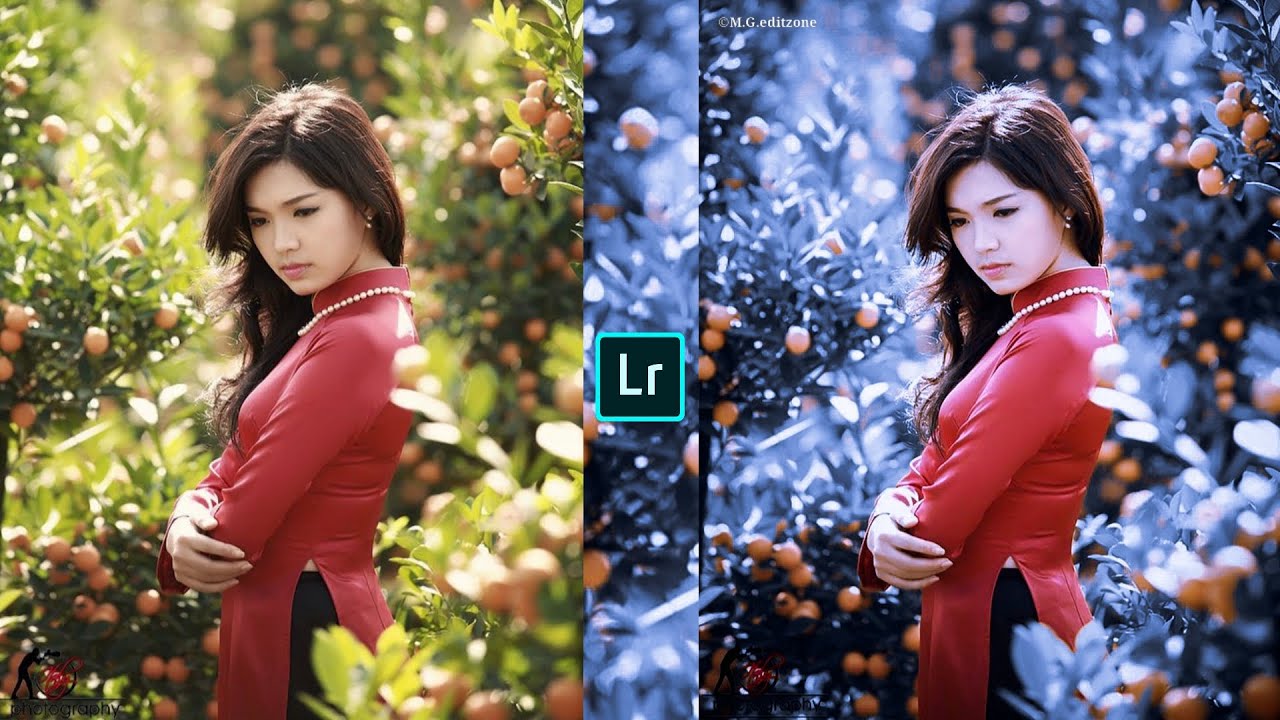 Lightroom blue tone effect photo editing preset 2024 download free