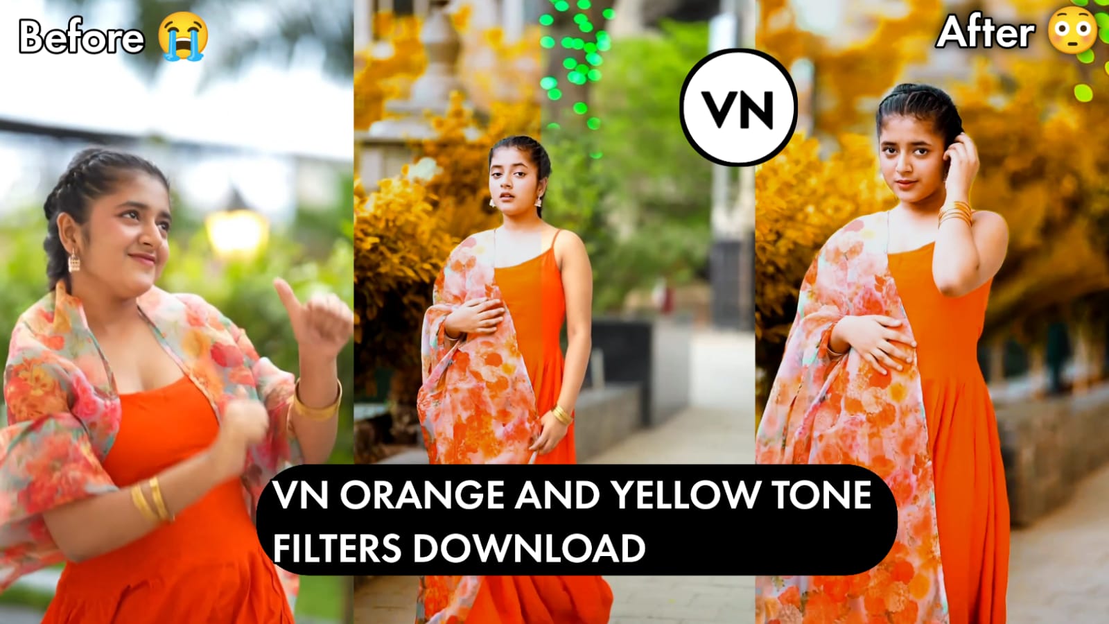 vn app video editing 2024 orange tone filters free download